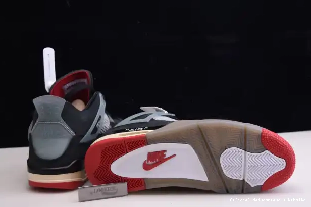 Official Maikesneakers CV9388-001 x Bred White Jordan Retro Off 4 Air 0323
